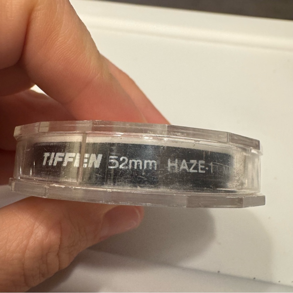 Tiffen UV Haze-1 52mm Lens Filter with Case Made in USA